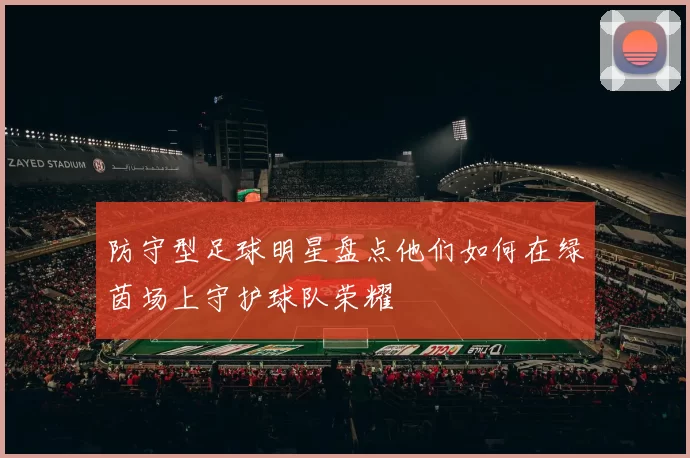 防守型足球明星盘点他们如何在绿茵场上守护球队荣耀