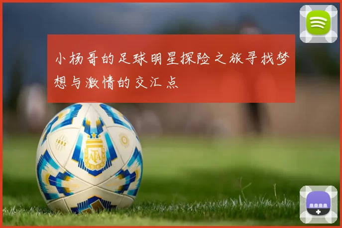 小杨哥的足球明星探险之旅寻找梦想与激情的交汇点
